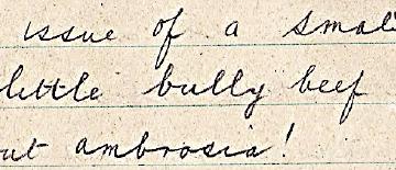27 June 1918: Prisoner of War, Graudenz: "Talk about ambrosia!"