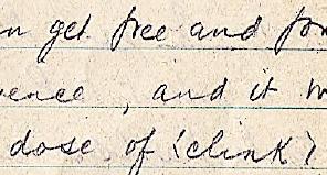 RAB diary Wednesday August 14, 1918, Graudenz: “a dose of ‹clink›”
